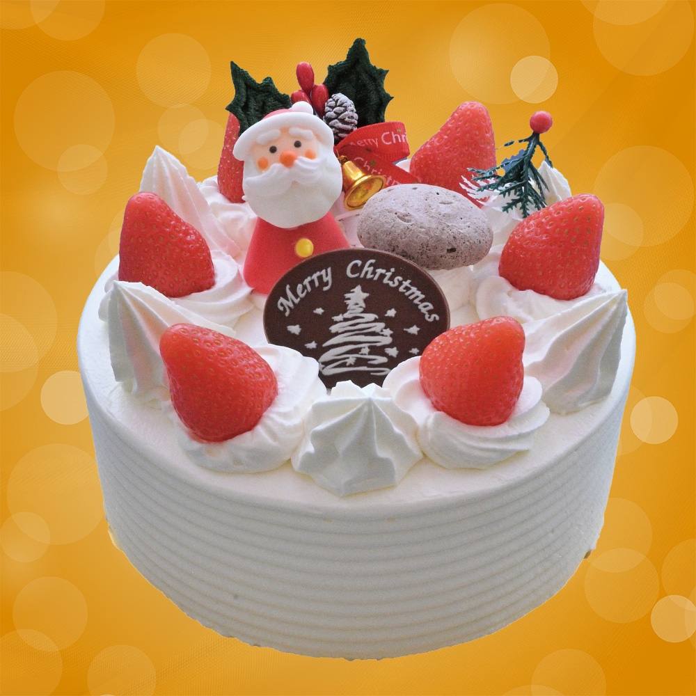 【K115】 ラヴィエベル クリスマス生クリームデコレーション 5号