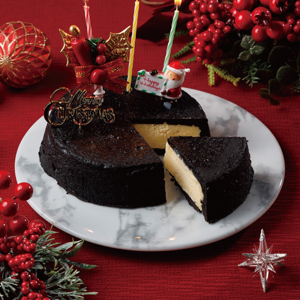 【K117】 ラ・ファミーユ まっ黒チーズケーキ