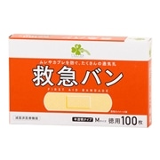 くらしリズム 救急バン 半透明タイプ Mサイズ 徳用 100枚