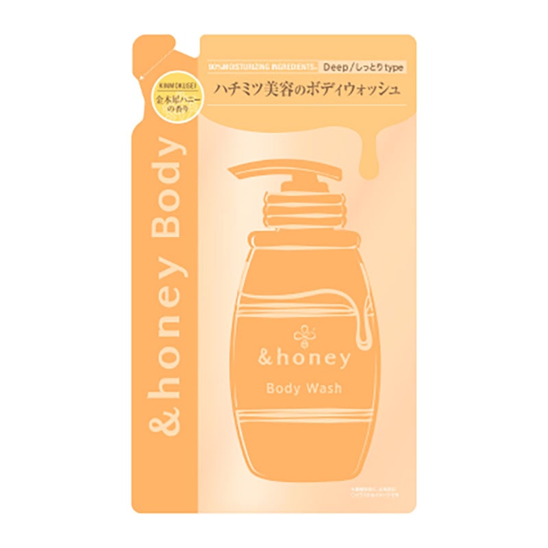 ヴィークレア ＆ハニー ディープモイスト ジェルボディウォッシュ 詰替 440mL