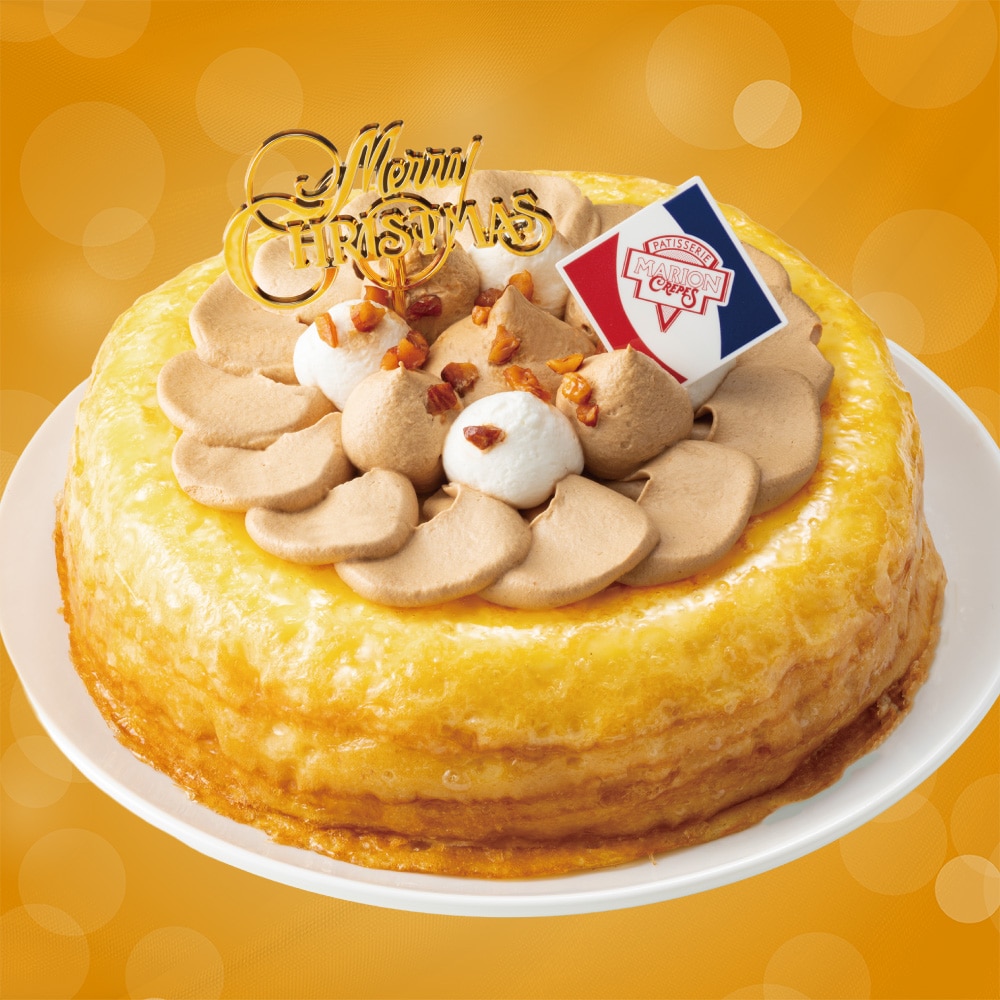 【K126】 マリオンクレープ クリスマスミルクレープ 5号