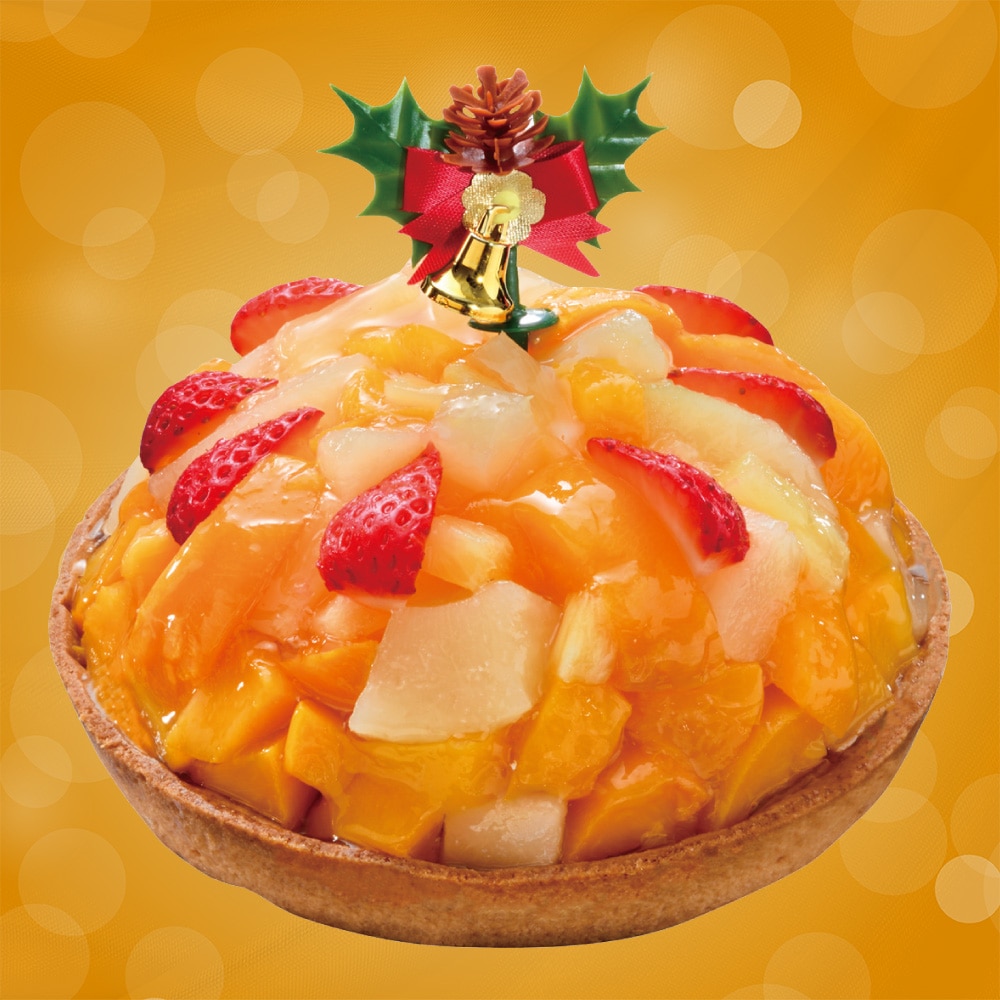 【Y51】 ヤマザキ クリスマス 5種のフルーツタルト 4号