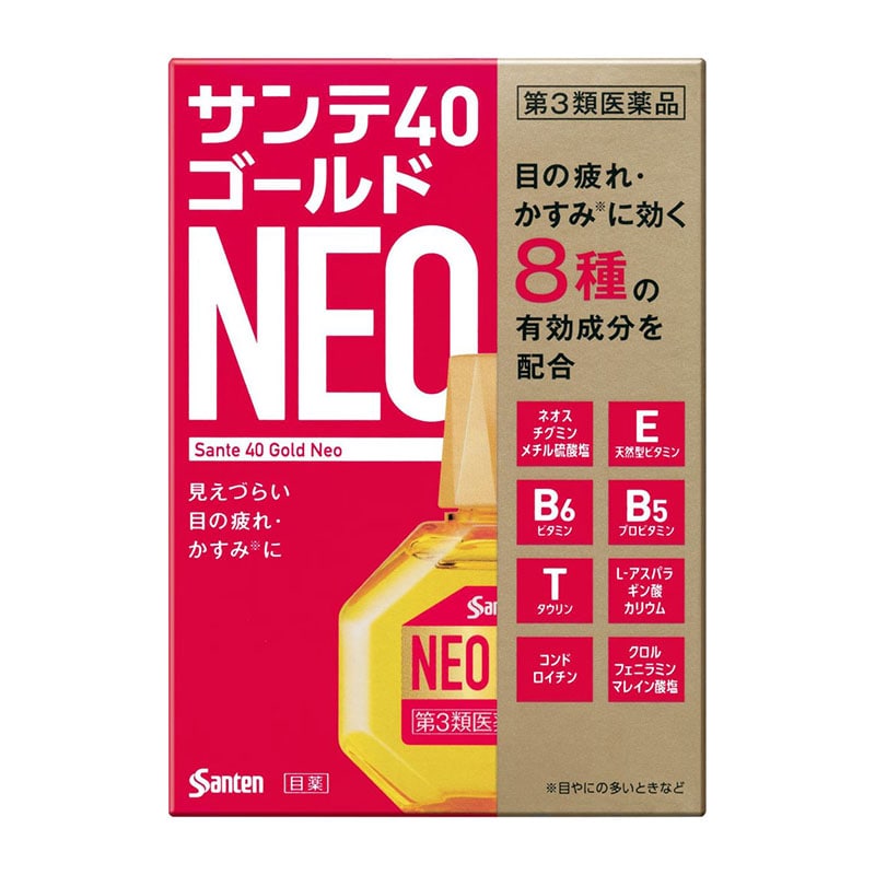 【第3類医薬品】 参天製薬 サンテ40 ゴールドネオ 12mL 【セルフメディケーション税制対象商品】 ★