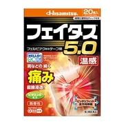 【第2類医薬品】 久光製薬 フェイタス5.0 温感　20枚 20枚 【セルフメディケーション税制対象商品】 ★