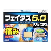 【第2類医薬品】 久光製薬 フェイタス5.0 大判 20枚【セルフメディケーション税制対象】