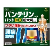 【第2類医薬品】 興和 バンテリンコーワパットEX 超大判 7枚 【セルフメディケーション税制対象商品】